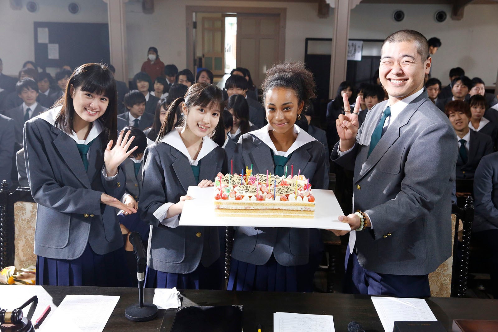 「映像研には手を出すな！」オフショット（提供写真）