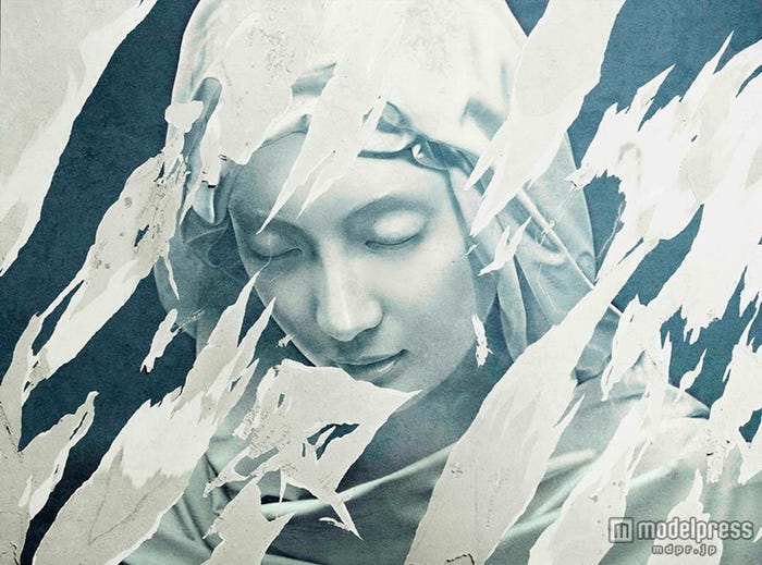 白塗り特殊メイクに挑んだ菜々緒(C)カンテレ