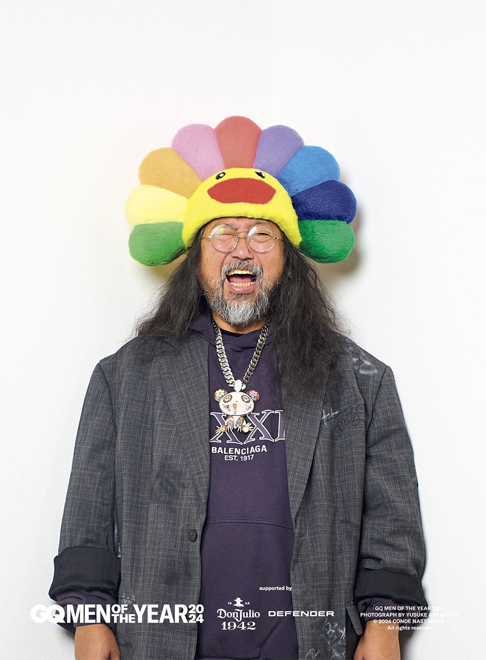 村上隆氏「GQ MEN OF THE YEAR 2024」（提供写真）