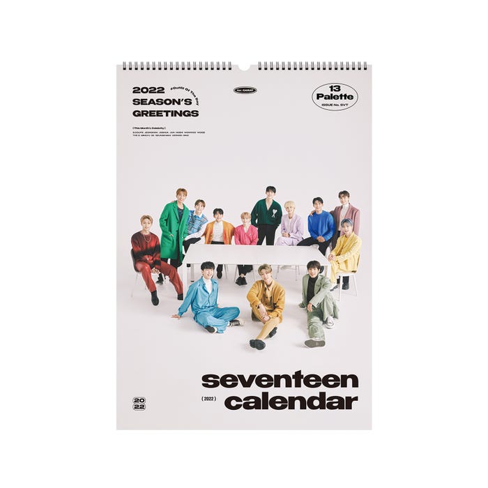 「SEVENTEEN 2022 WALL CALENDAR」カバー (C)PLEDIS ENTERTAINMENT