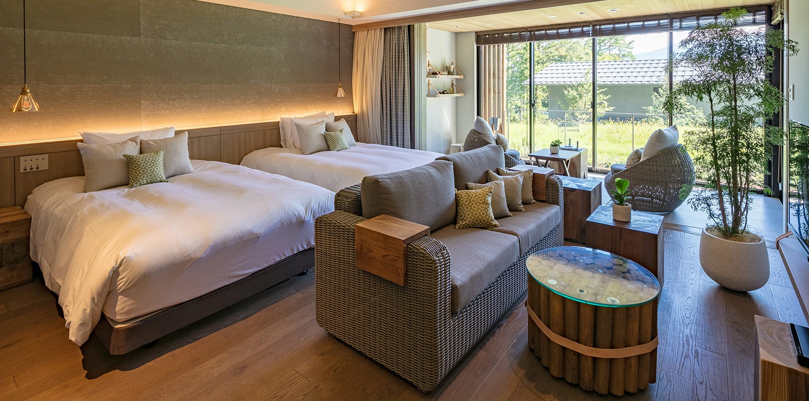 木漏れ日スタイリッシュ　スイート／画像提供：カトープレジャーグループ