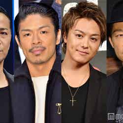 （左から）EXILE HIRO、松本利夫、TAKAHIRO、USA （C）モデルプレス