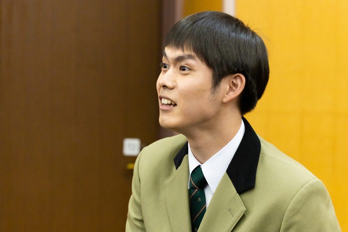 細田佳央太 「もしも、イケメンだけの高校があったら」より(C)テレビ朝日