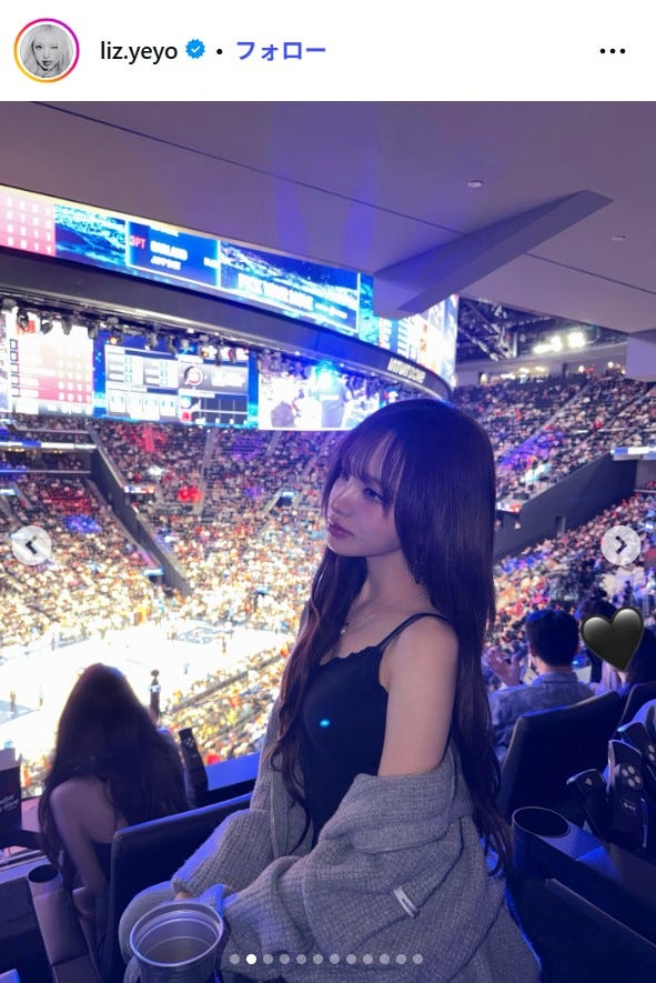 リズInstagramより