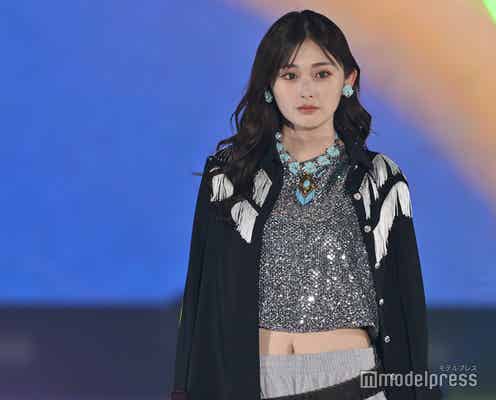 ゆうちゃみ、パンツレイヤードでハイセンスな着こなし【GirlsAward 2025SS】