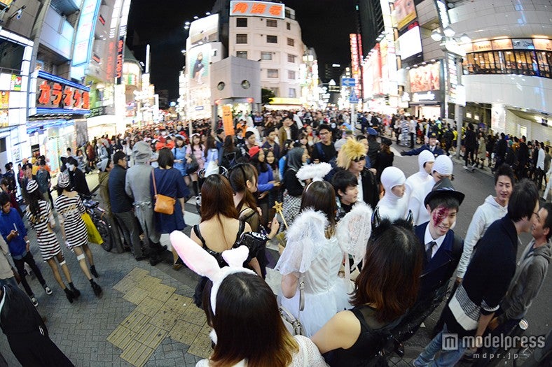 渋谷の街の様子