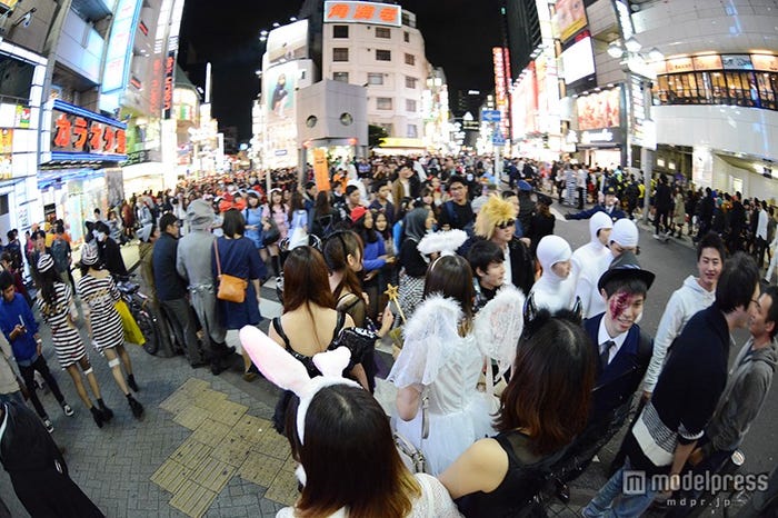 渋谷の街の様子