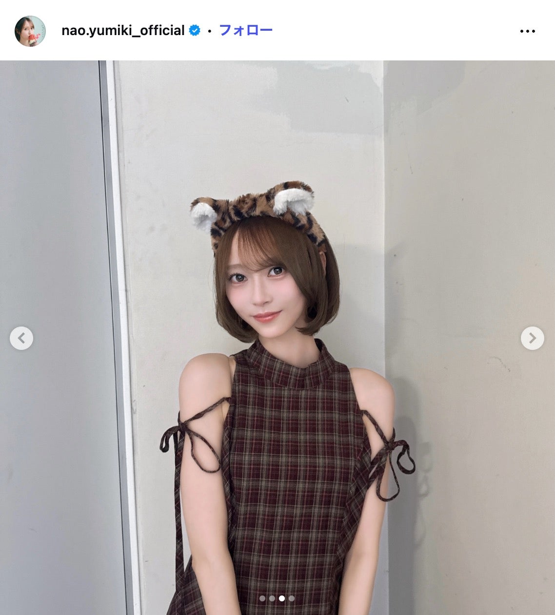 弓木奈於Instagramより