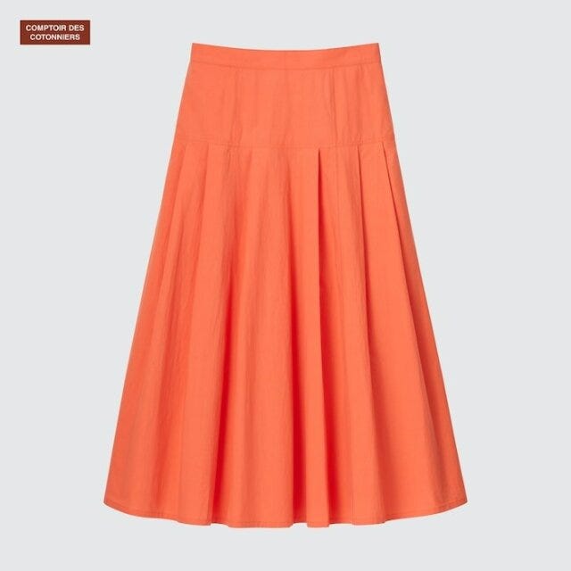 ユニクロ　スカート　上品　コントワーデコトニエ