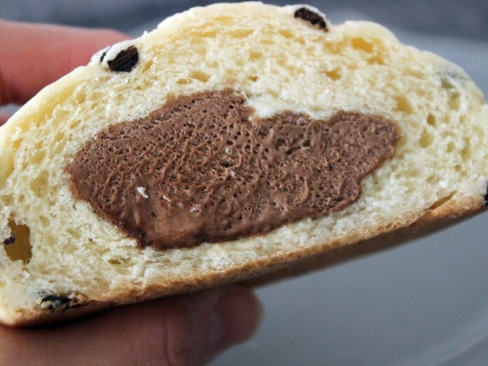 チョコホイップが溶けすぎないくらいの温めがベスト！