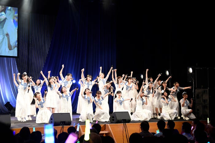 STU48⻄⽇本豪⾬⽀援活動「がんばろう!瀬⼾内」チャリティーコンサートツアー最終公演(C)STU