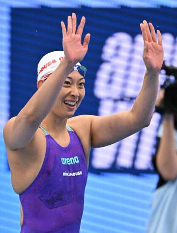 鈴木聡美がロス五輪新種目50メートル平泳ぎで9連覇「2ケタをどんどん狙っていきたい」