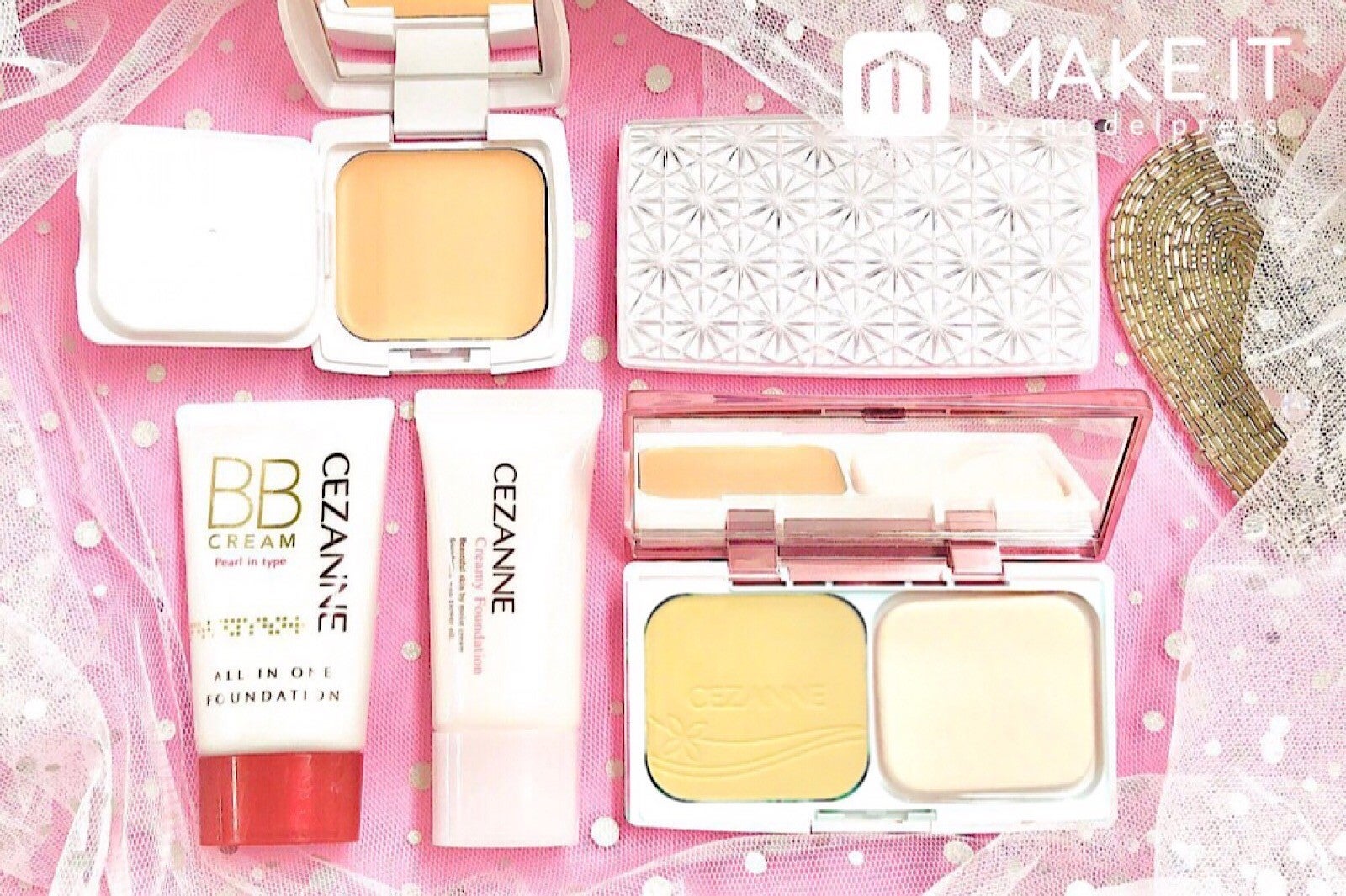 【セザンヌ】仕上がりで選べるファンデーション全6種類紹介 (C)メイクイット