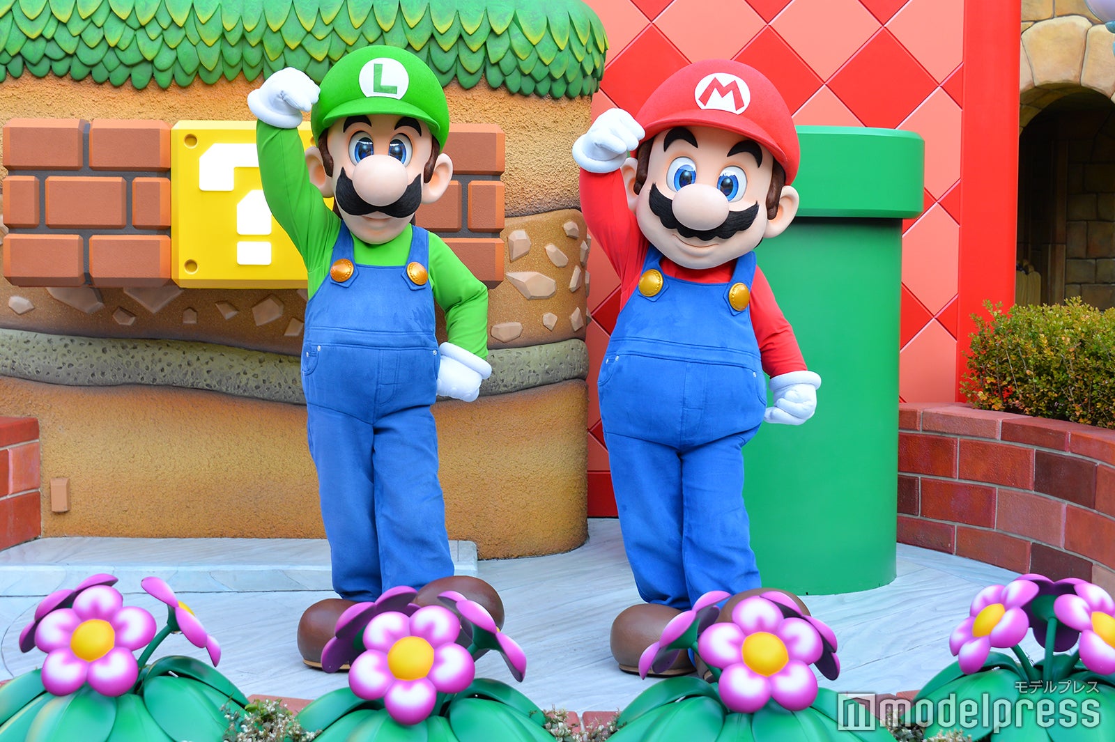 ルイージ、マリオ／「スーパー・ニンテンドー・ワールド」（C）モデルプレス