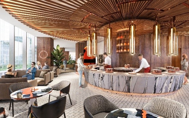 キャノピーbyヒルトン大阪梅田「キャノピー・セントラル」（イメージ）／画像提供：ヒルトン