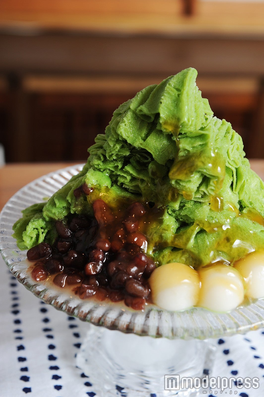 よ兵衛の抹茶ふわふわ／画像提供：「ご当地かき氷祭」PR事務局