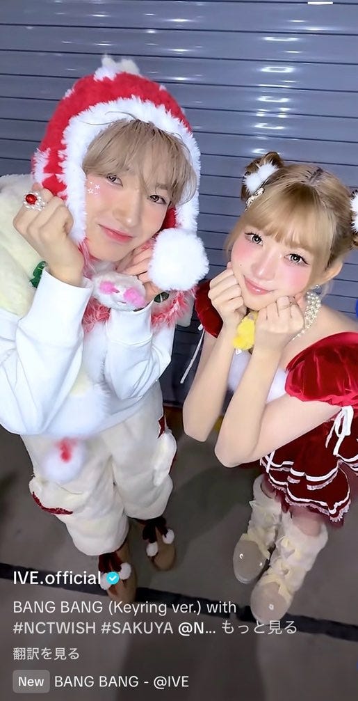 IVE TikTokより(C)モデルプレス