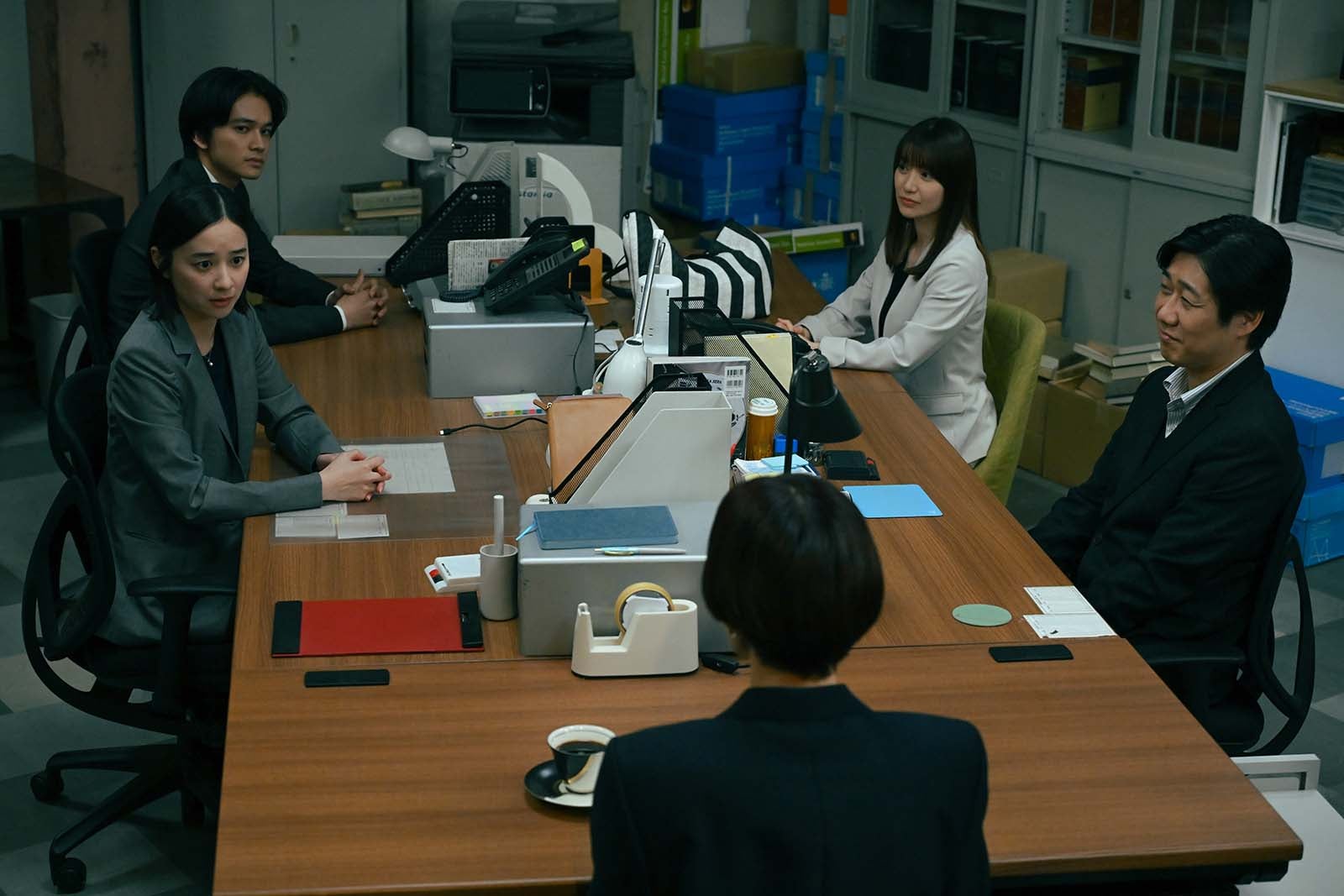 木村佳乃、堀田真由、北村匠海、大島優子、林泰文「アンチヒーロー」最終話より（C）TBS