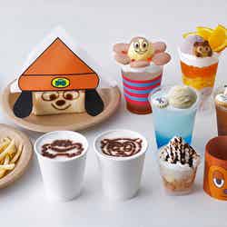 パラッパラッパー アニバーサリーカフェ&ショップメニュー集合(C)Sony Interactive Entertainment Inc.(C)Rodney A.Greenblat/Interlink