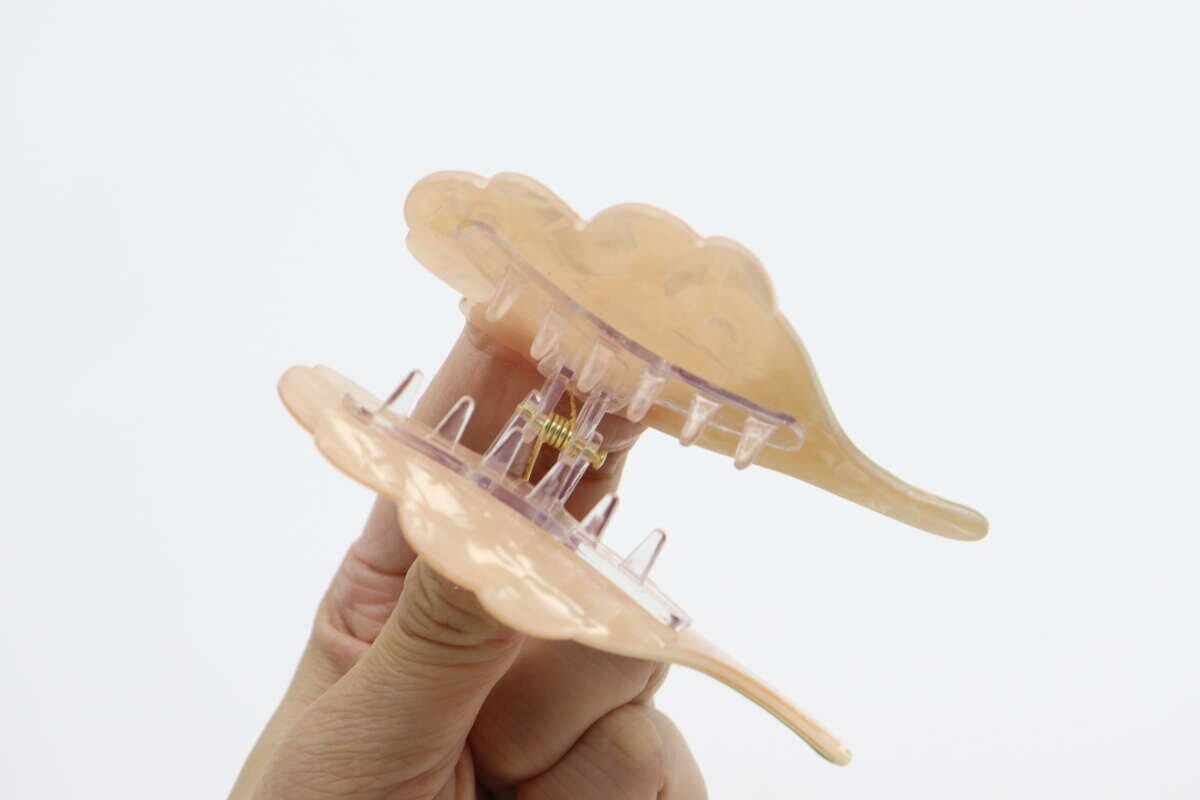 ダイカットバンスクリップ　花　クリップ部分