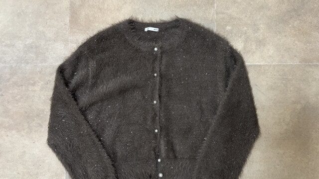 GUシャイニークルーネックカーディガン GUシャイニークルーネックカーディガン