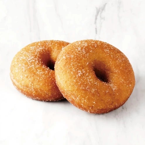 お店で揚げたシュガードーナツ（提供写真）
