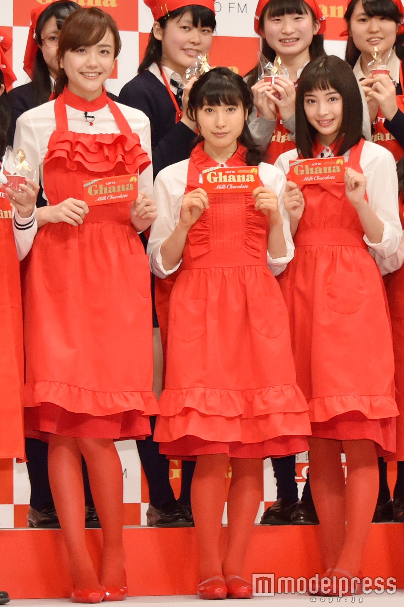 松井愛莉、土屋太鳳、広瀬すず（C）モデルプレス