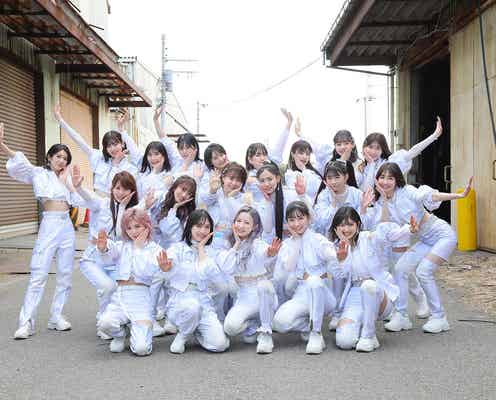 AKB48本田仁美、紫ヘアで“初センター”曲MV撮影 パンツスタイルの新衣装も初お披露目
