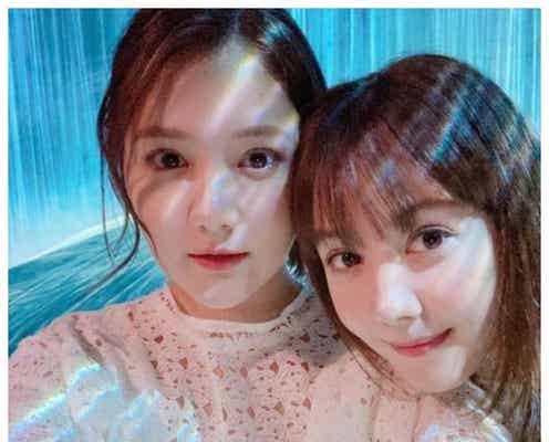 トリンドル玲奈、妹・瑠奈との密着2ショットに「最強の美人姉妹」の声 誕生日に感謝つづる