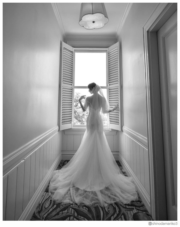 篠田麻里子、ハワイ挙式を報告 ウェディングドレス姿に「美しすぎる」と絶賛の声