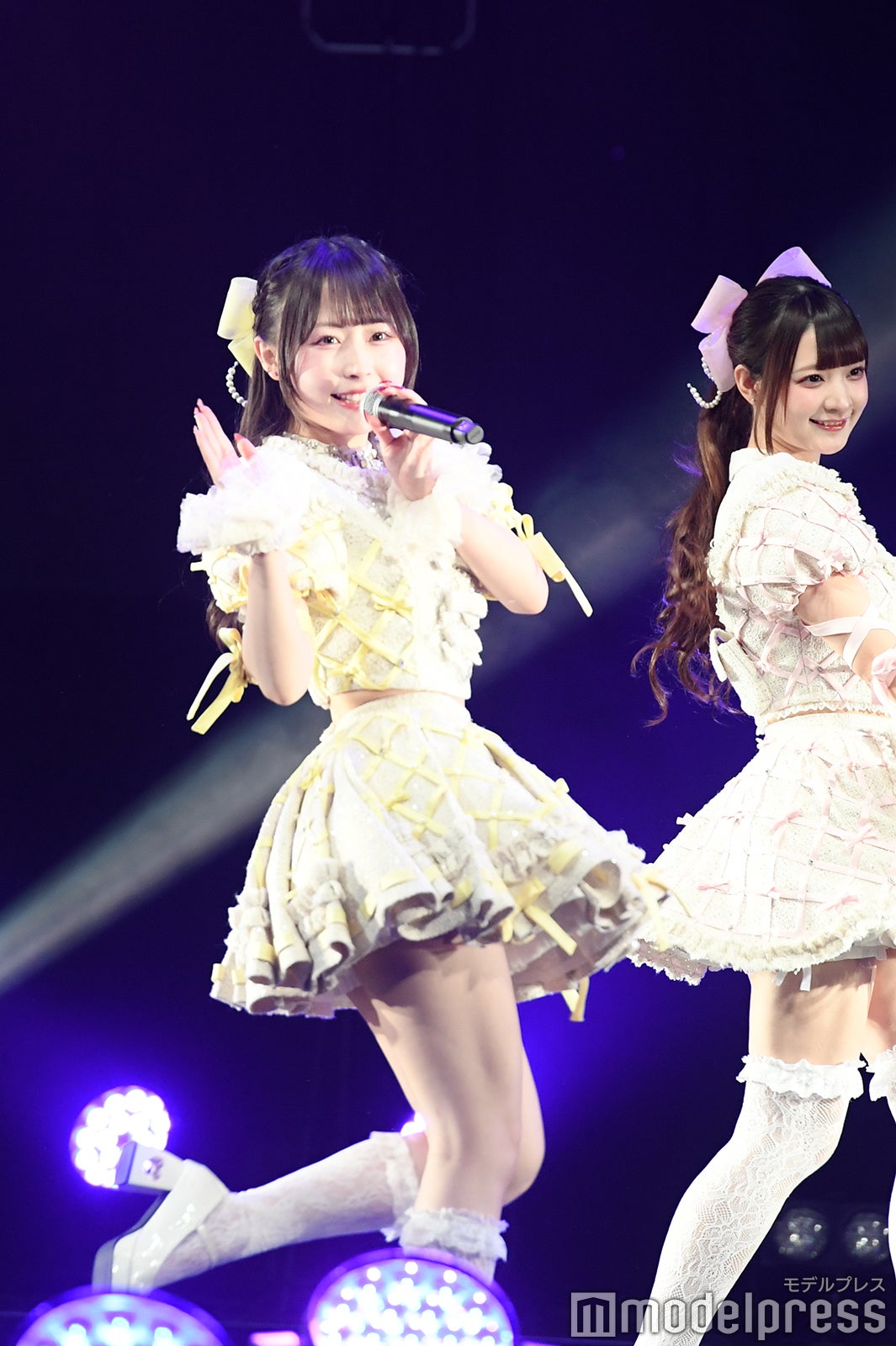 島村嬉唄、チバゆな／きゅるりんってしてみて（C）モデルプレス