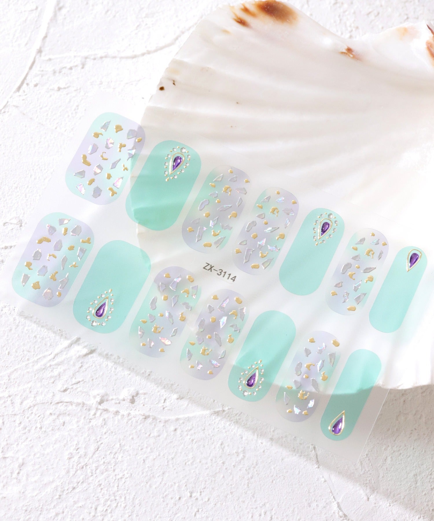 貼るだけシンプル2D/3Dジェルネイルシール