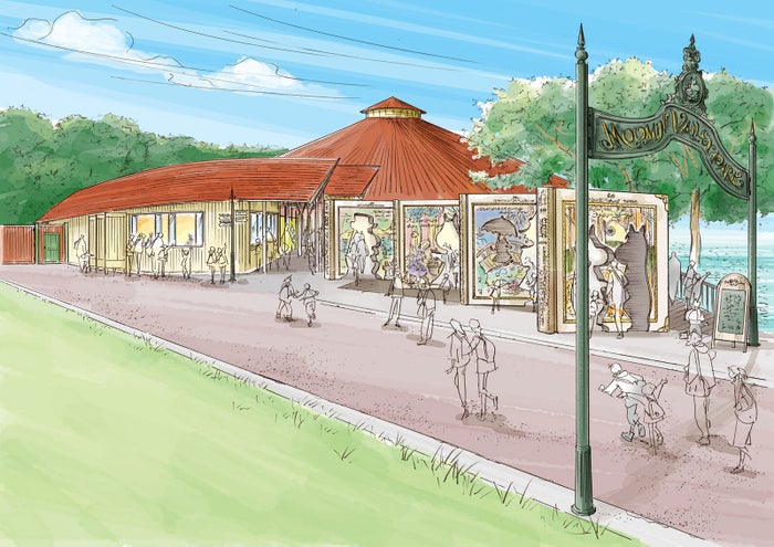 エントランス施設（C）Moomin Characters TM