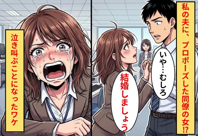 優しい夫を好きになった同僚は…同僚「早く結婚しましょう」夫「いやむしろ…」その後⇒泣き叫ぶことになったワケ