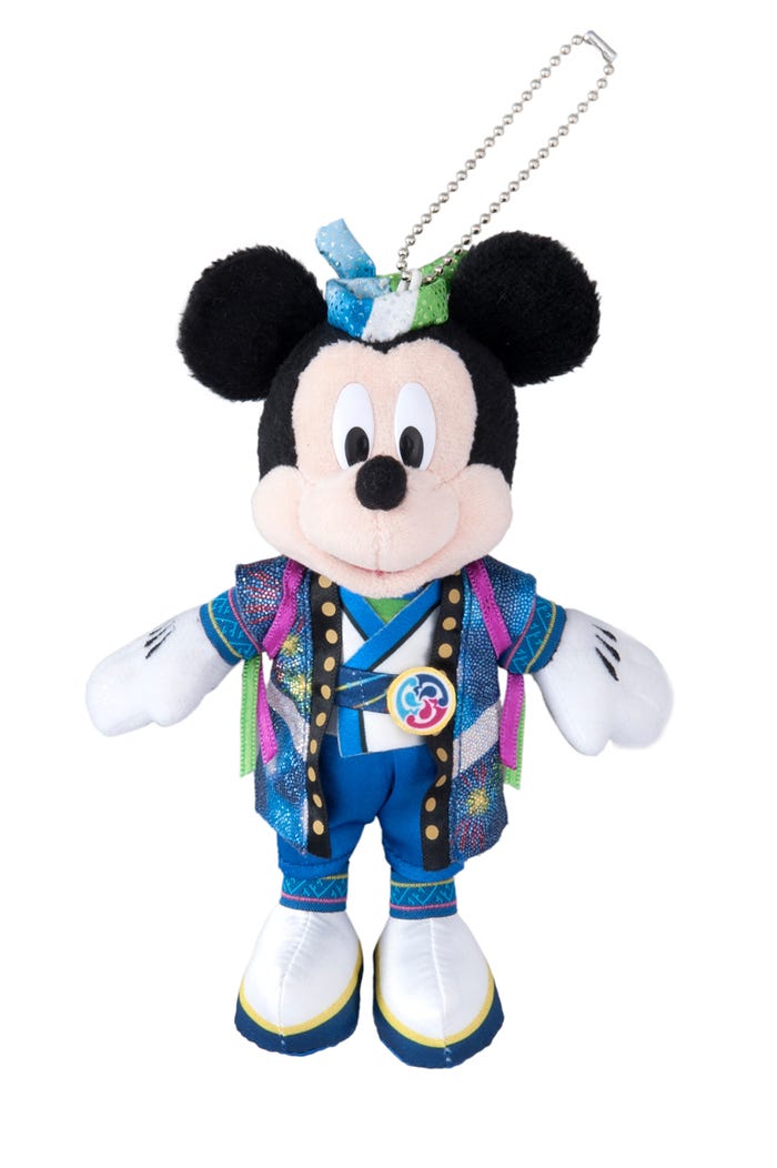 ぬいぐるみバッジ(¥1,700)(C)Disney