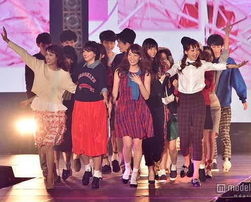 「non‐no」&「MEN'S NON‐NO」が豪華集結 美男美女の2ショットランウェイも披露で3万人魅了