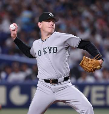 巨人・ハワード 中日打線を“圧投”2勝目「接戦で投げるのは好き」