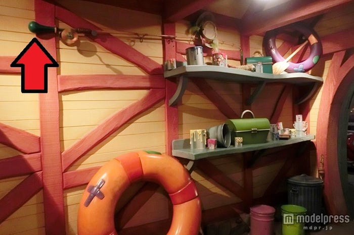 釣竿の柄の部分に注目