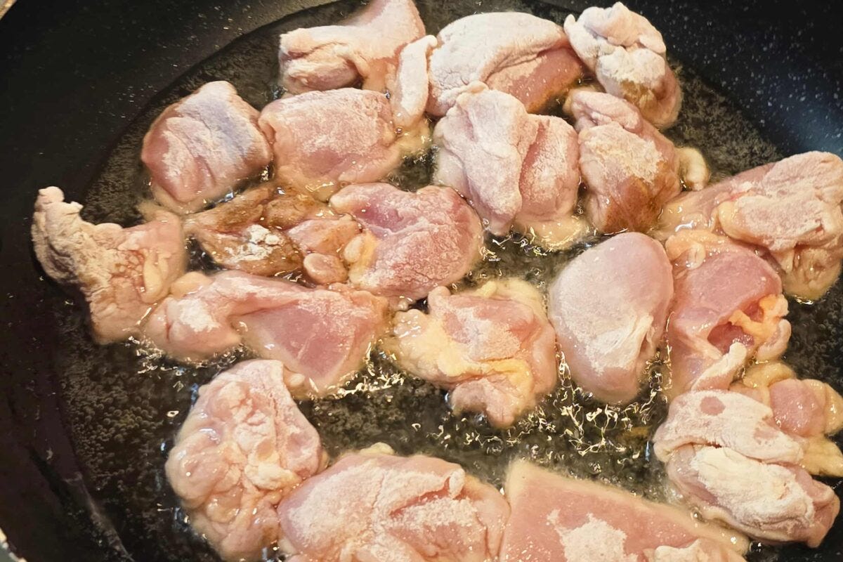 カリカリチキンのニラだれ