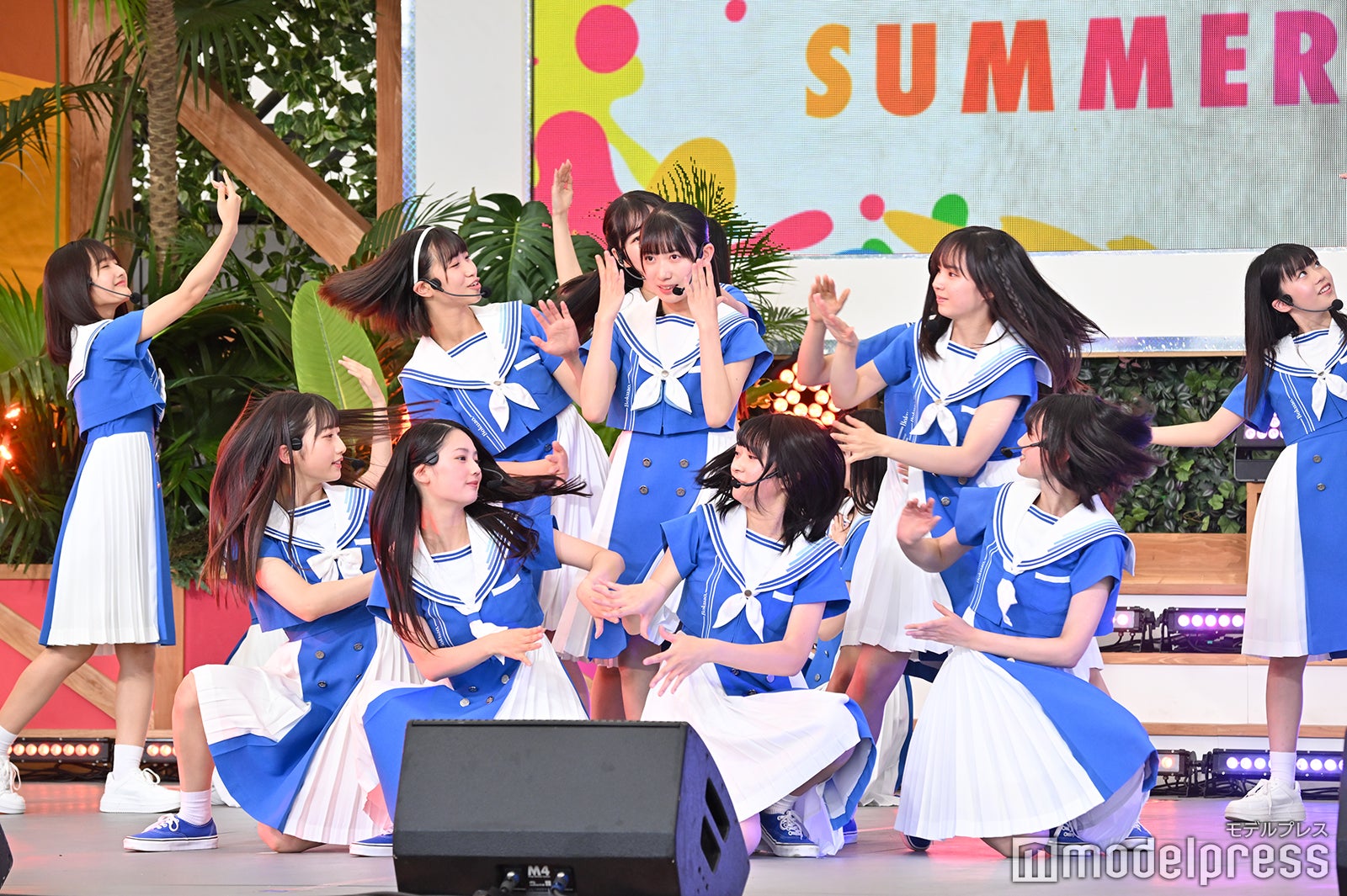 乃木坂46公式ライバル・僕が見たかった青空、初の生パフォーマンス披露 “初代センター”八木仁愛が初々しい挨拶＜お台場冒険王 2023 SUMMER SPLASH！＞