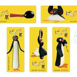 チケット開幕前購入特典「可愛いだけじゃない!?ピングー展」オリジナルクリアしおり(全5種)(C)2026 JOKER.