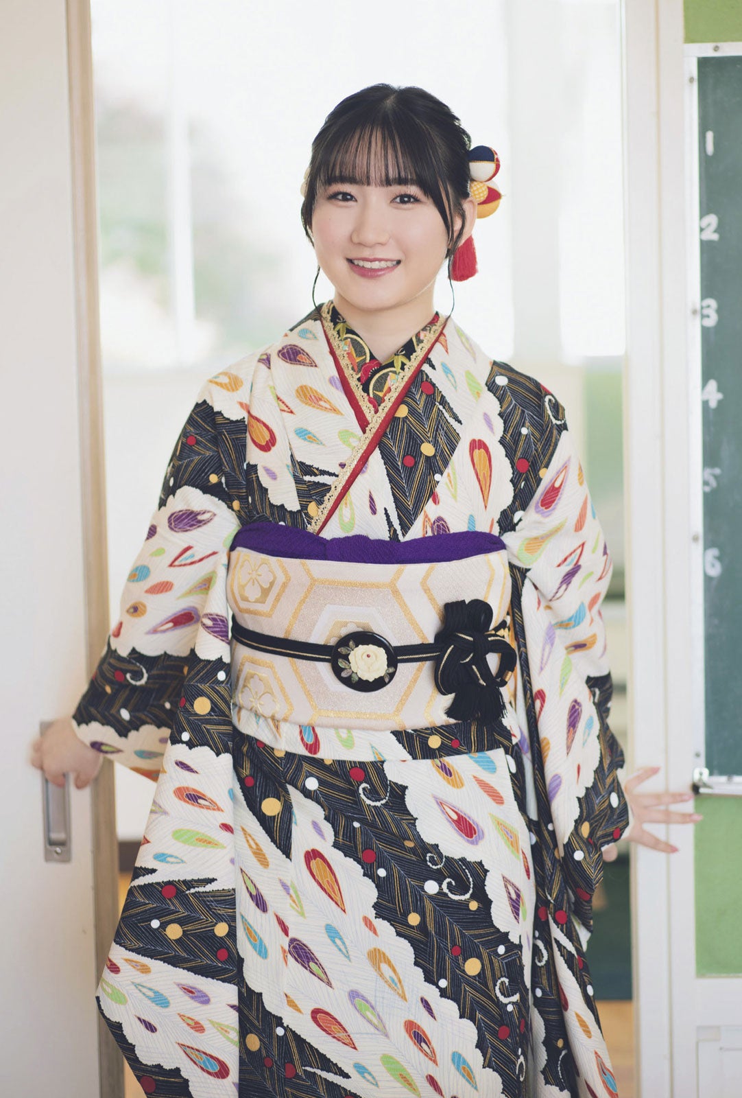 広本瑠璃／「20±SWEET 2024 JANUARY」TSUTAYA EBISUBASHI購入特典ポストカード（提供写真）