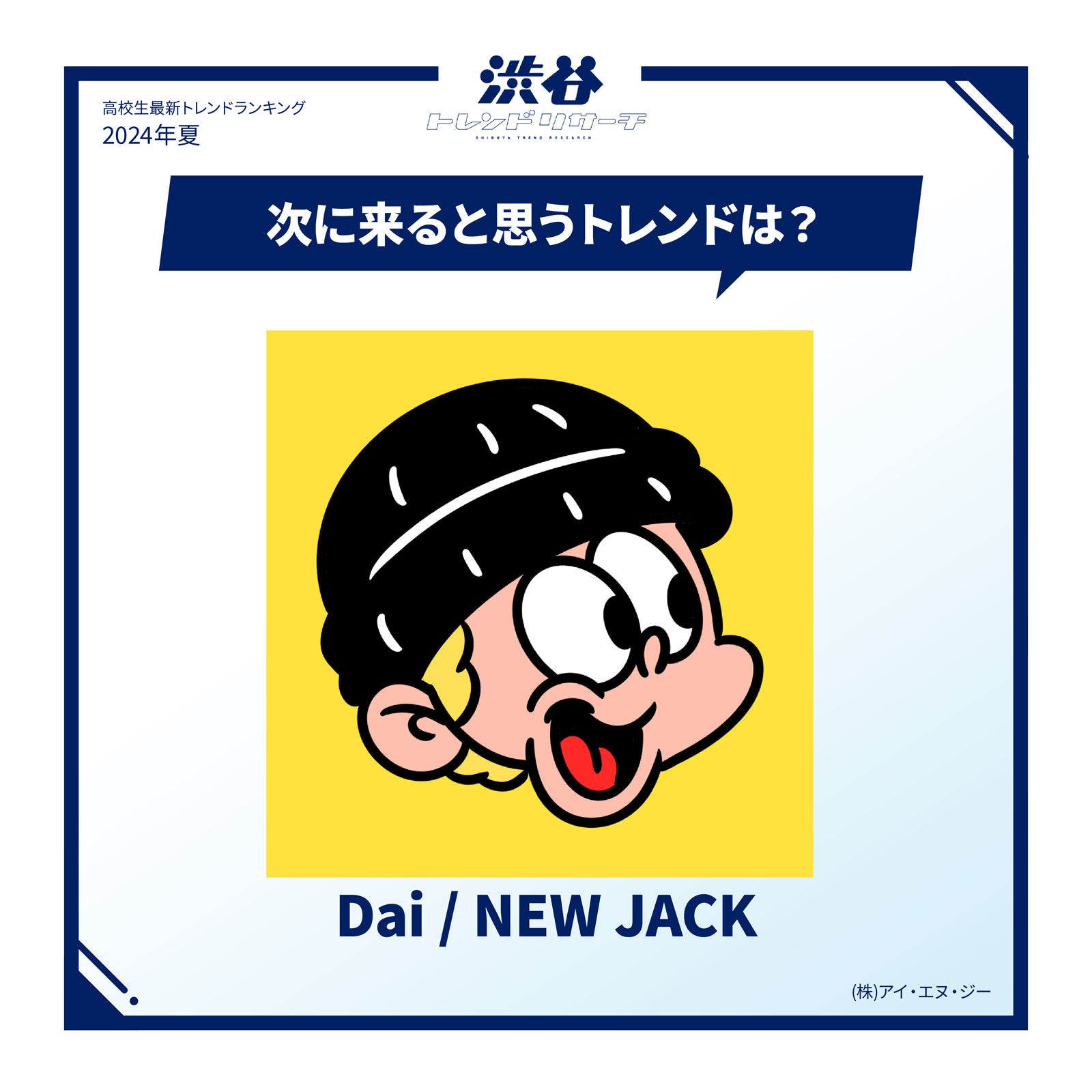 次に来ると思うトレンドは？（提供写真）