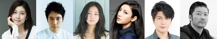 「A LIFE~愛しき人~」(左から)竹内結子、松山ケンイチ、木村文乃、菜々緒、及川光博、浅野忠信(画像提供:TBS)