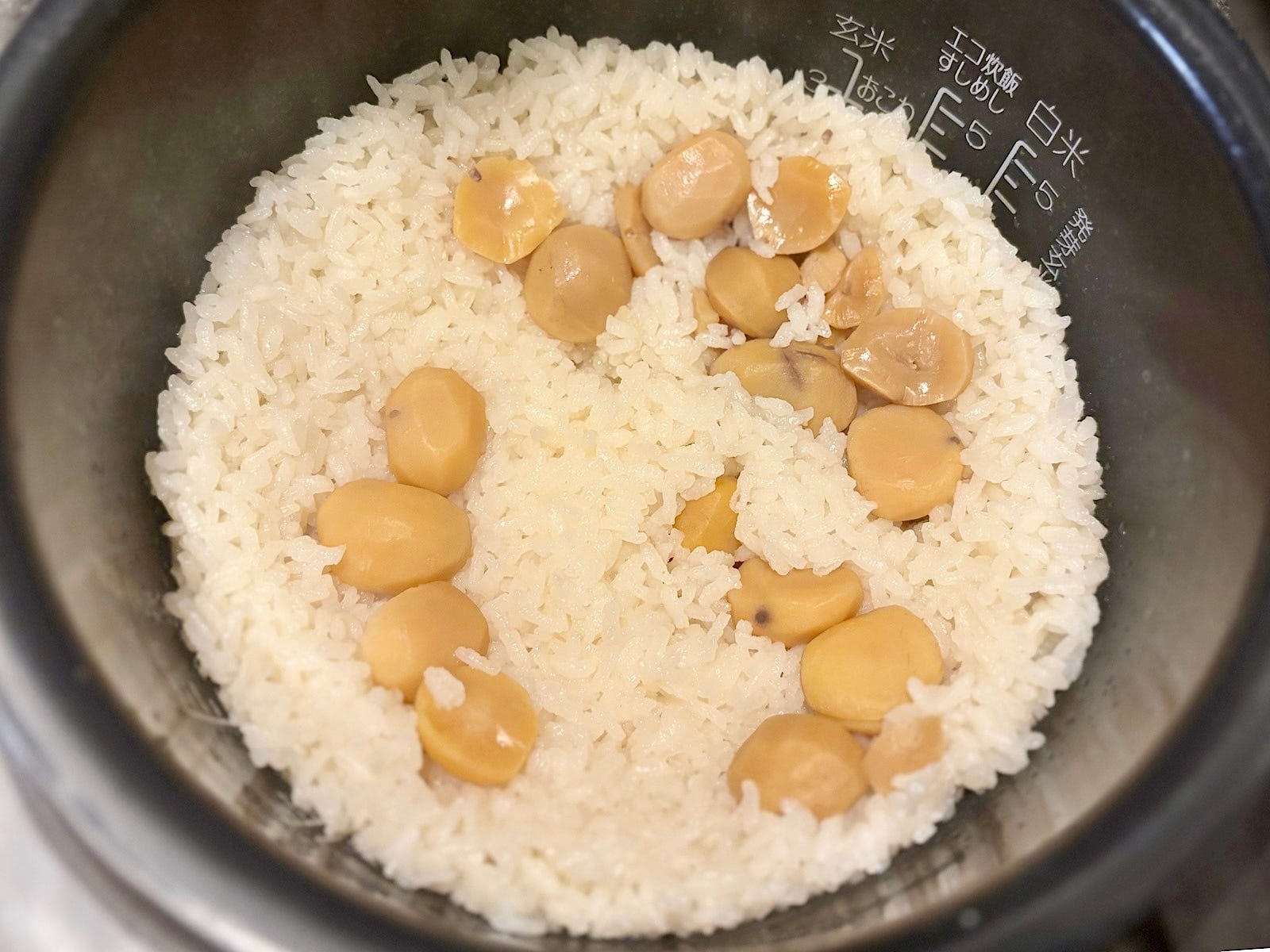 栗がごろごろと入っています。栗好きにはたまりません！