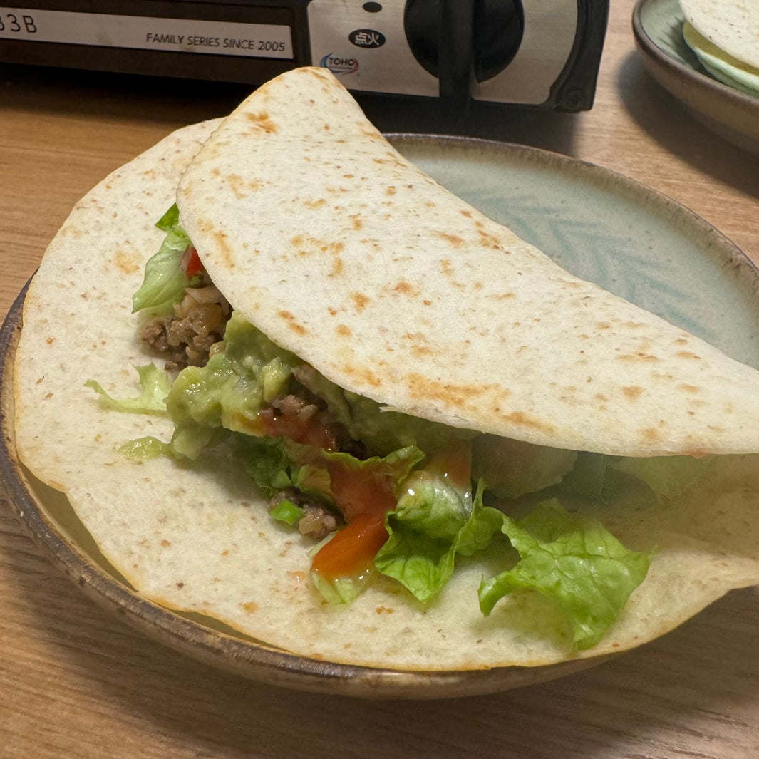 手作りタコス（提供写真）