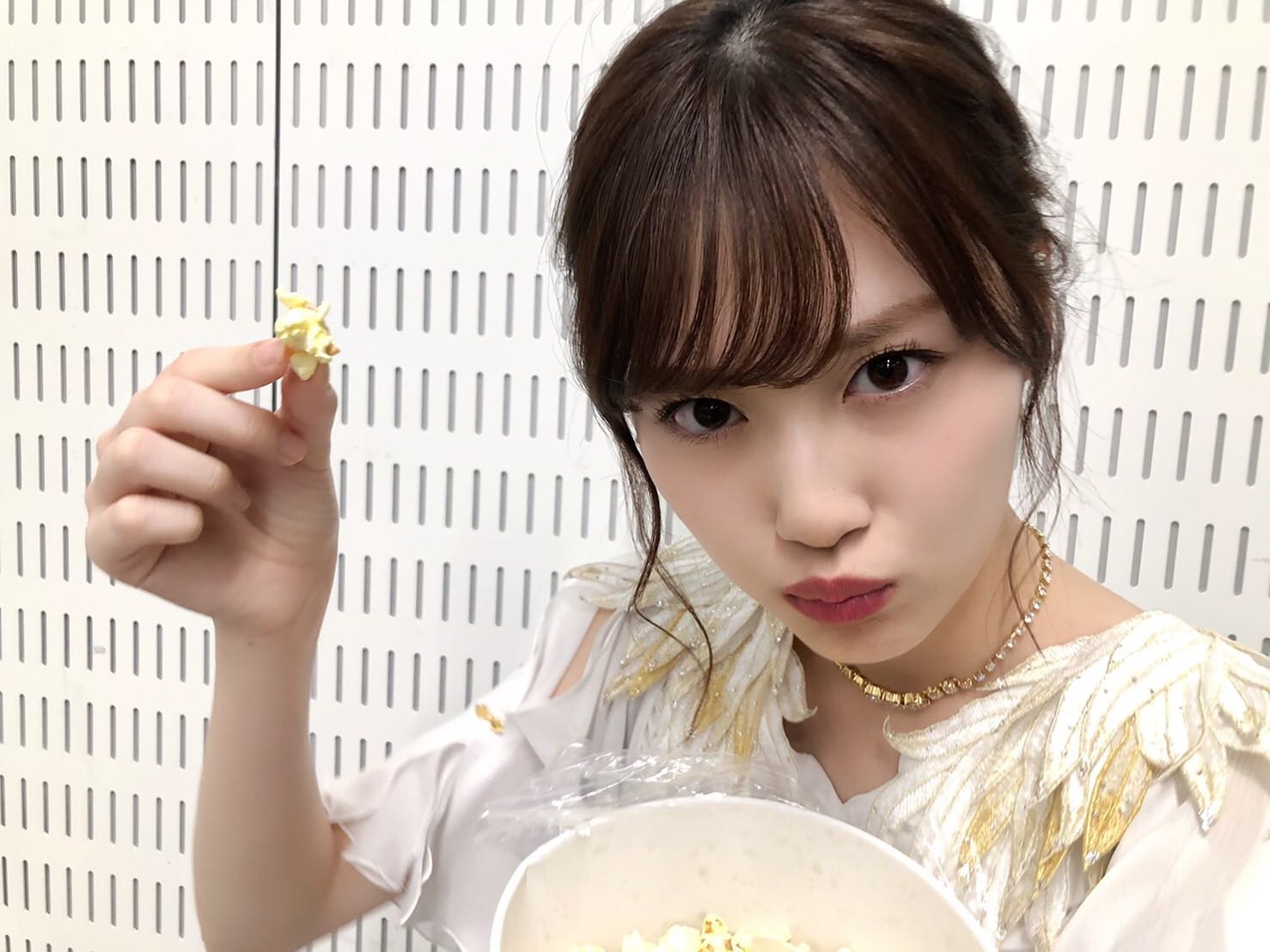 山下美月「ポップコーンあげる」／ミュージックステーション出演後のオフショット（提供写真）