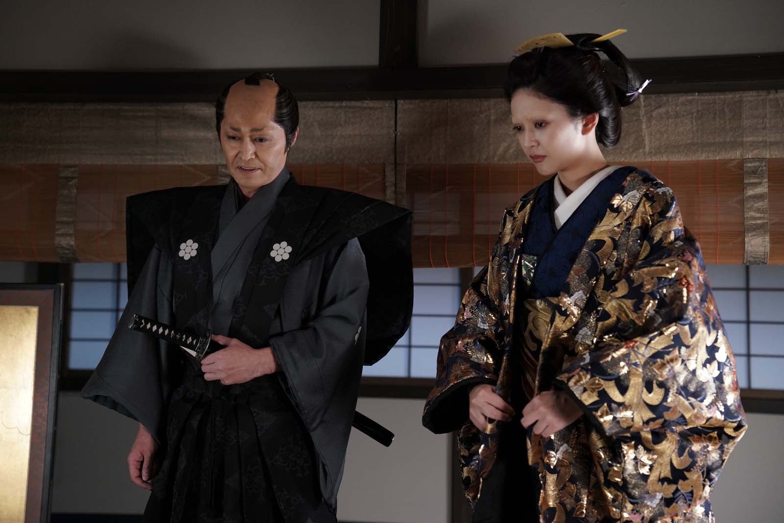 安田顕、田中道子「大奥」第7話より（C）フジテレビ