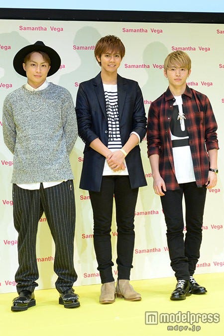 (左から)白濱亜嵐、片寄涼太、佐野玲於