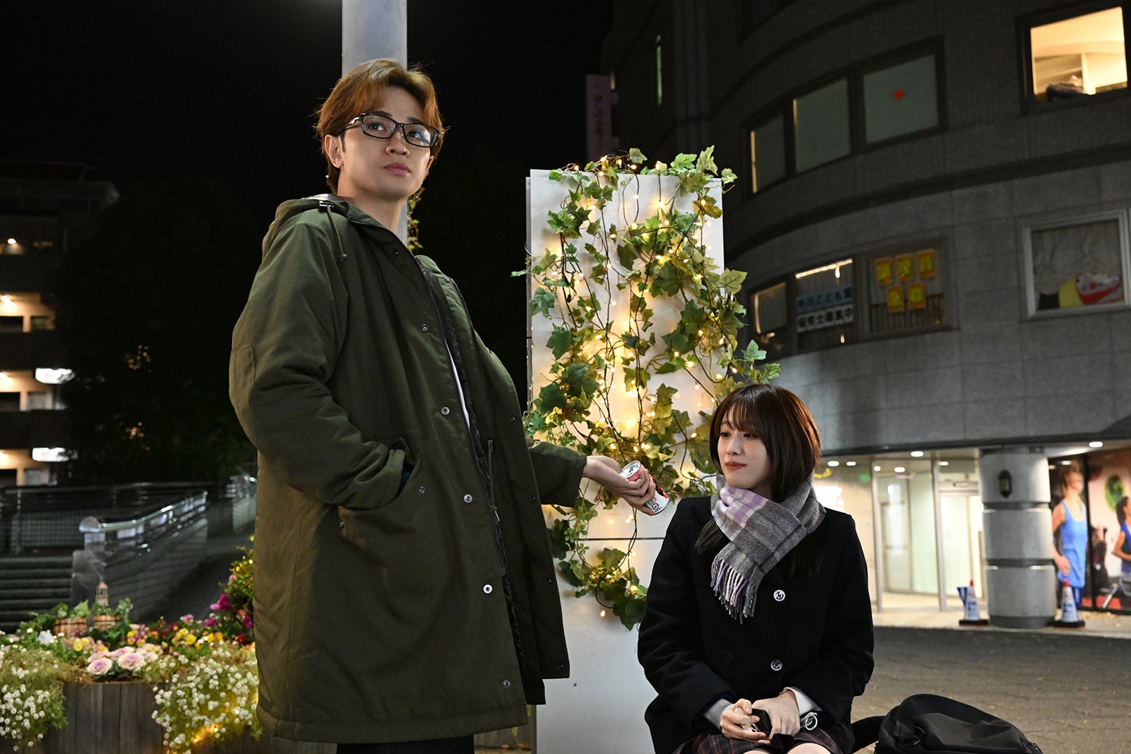 中島健人、高橋ひかる「リビングの松永さん」第2話より（C）カンテレ